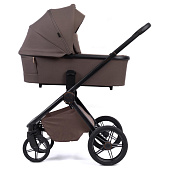 Коляска 2 в 1 Peppy Monaco Plus Brownie рама чёрная 01